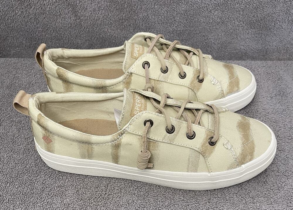 Sperry Top-Sider Slip-On Women's Cream Beige Slip-On Sneaker Size 8.5